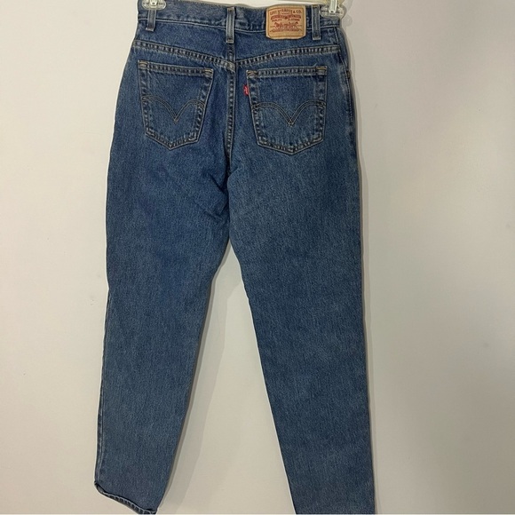 Vintage Levi's Jeans 550 Straight Leg High Waist Mom Made in 2004 Y2K LONG Tall - Picture 7 of 12
